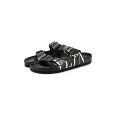 Кожаные шлепанцы Valentino Garavani x Birkenstock Valentino