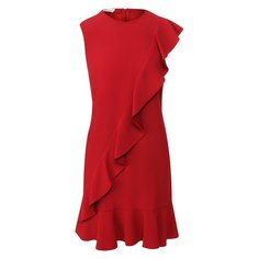 Платье с оборкой REDVALENTINO