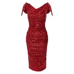 Платье с пайетками Dolce & Gabbana