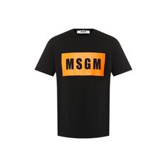 Хлопковая футболка MSGM