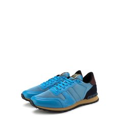 Комбинированные кроссовки Valentino Garavani Rockrunner на шнуровке Valentino