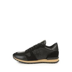 Кожаные кроссовки Valentino Garavani Rockrunner Valentino
