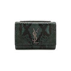 Сумка Monogram Kate из кожи питона Saint Laurent