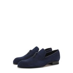 Замшевые лоферы с кисточками Brioni