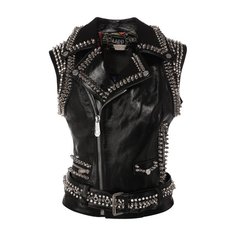 Кожаный жилет Philipp Plein