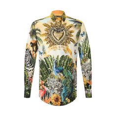 Хлопковая рубашка Dolce & Gabbana