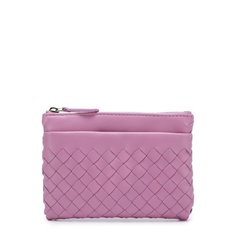 Кожаный футляр для ключей с плетением intrecciato Bottega Veneta