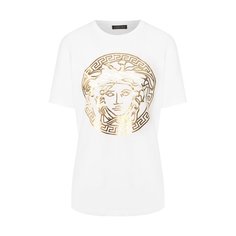 Хлопковая футболка Versace