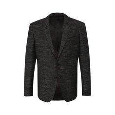 Пиджак из смеси шерсти и хлопка BOSS