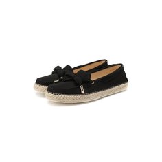 Кожаные эспадрильи Gommino Rafia Tod’s Tods