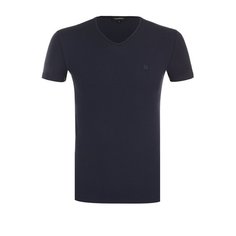 Хлопковая футболка с V-образным вырезом Ermenegildo Zegna