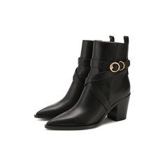 Кожаные ботильоны Gianvito Rossi
