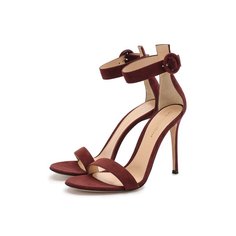 Замшевые босоножки Portofino 105 Gianvito Rossi