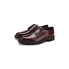 Кожаные дерби на шнуровке Brunello Cucinelli