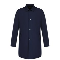 Однобортный плащ прямого кроя Kiton