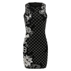 Платье из смеси вискозы и шелка Balmain
