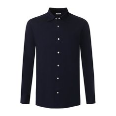 Хлопковая рубашка с воротником кент Kiton