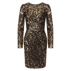 Платье с пайетками Dolce & Gabbana