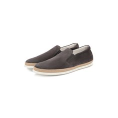 Замшевые слипоны Gomma Rafia Tod’s Tods