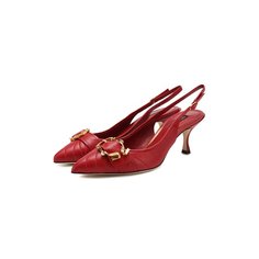 Кожаные туфли Devotion с открытым задником Dolce & Gabbana