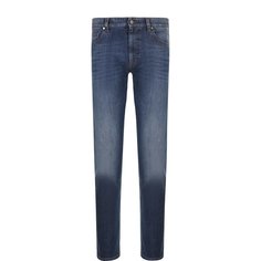 Джинсы прямого кроя с потертостями Z Zegna