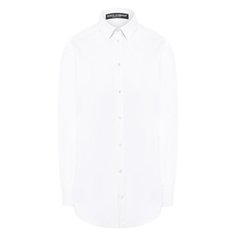 Однотонная хлопковая блуза Dolce & Gabbana