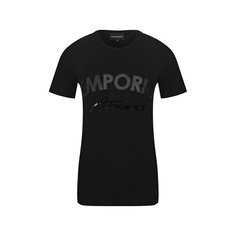 Хлопковая футболка Emporio Armani