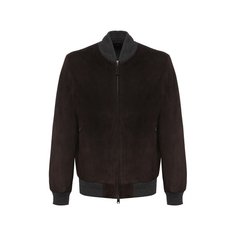 Замшевый бомбер Brioni