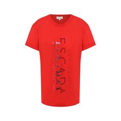 Хлопковая футболка Escada Sport