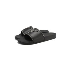 Кожаные шлепанцы Giuseppe Zanotti Design