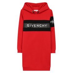 Хлопковое платье с капюшоном Givenchy