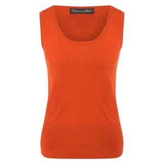 Шерстяной топ Oscar de la Renta