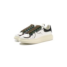 Кожаные кеды Alexander McQueen