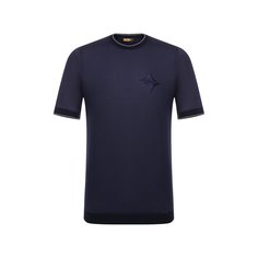 Футболка из смеси шелка и хлопка Zilli