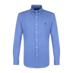 Хлопковая рубашка с воротником button down Polo Ralph Lauren