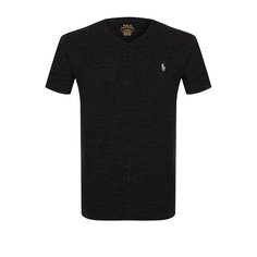 Хлопковая футболка с V-образным вырезом Polo Ralph Lauren