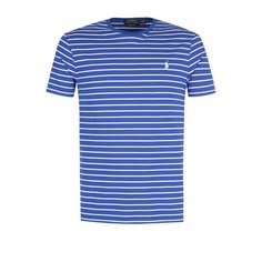 Хлопковая футболка в полоску Polo Ralph Lauren
