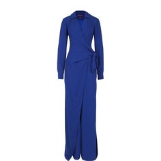 Однотонный приталенный комбинезон из вискозы Ralph Lauren