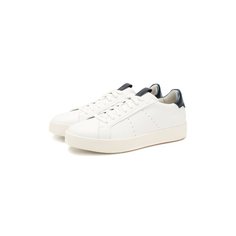 Кожаные кеды Santoni