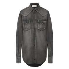 Хлопковая рубашка Saint Laurent