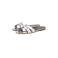 Кожаные шлепанцы Nu Pieds Saint Laurent