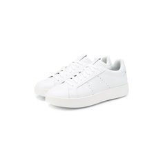 Кожаные кеды Santoni