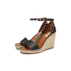 Кожаные босоножки Valentino Garavani Rockstud Double Valentino
