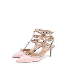 Кожаные туфли Valentino Garavani Rockstud с ремешками Valentino