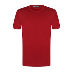 Хлопковая футболка с круглым вырезом Dolce & Gabbana