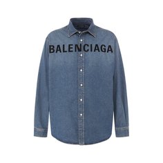 Джинсовая рубашка Balenciaga