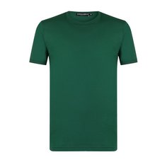 Хлопковая футболка с круглым вырезом Dolce & Gabbana