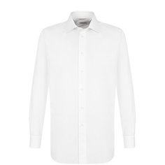 Хлопковая сорочка с воротником кент Brioni