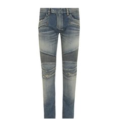 Джинсы-скинни с потертостями Balmain