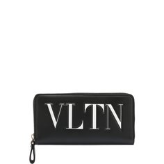 Кожаный кошелек на молнии VLTN Valentino